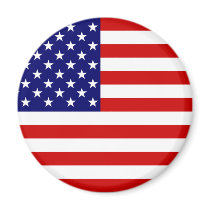 American flag magnet