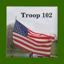 American Flag Magnet by BoyScoutTroop102 American Flag Magnet