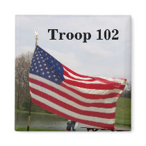 American Flag Magnet by BoyScoutTroop102 American Flag Magnet