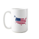 American Flag-Map Mug