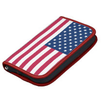 American Flag Motif Smartphone Folio Planner planners