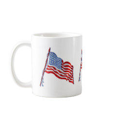 American Flag mug
