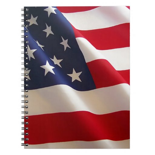 American Flag Notebook Zazzle