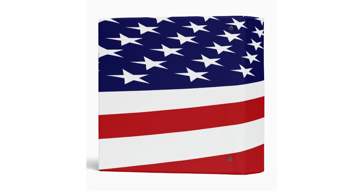 AMERICAN FLAG NOTEBOOK BINDER Zazzle