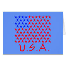 American Flag of Stars Products Cards
