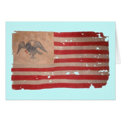 American Flag of the Fremont Expedition Card by wesleyowns