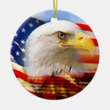 American flag ornament