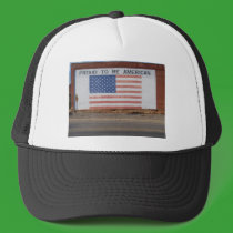 American Flag painted on old building hats by kkincade12 American Flag painted on old building hats