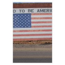 American Flag painted on old building stationery by kkincade12 American Flag painted on old building stationery
