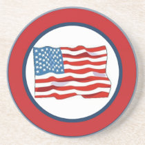 American FLag Patriotic Coaster coasters