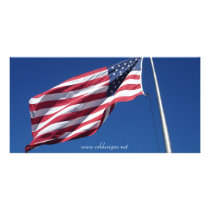 American Flag Photo Card photo cards