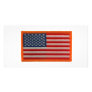 American flag personalized photo card