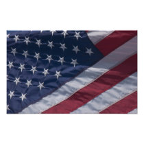 American flag.