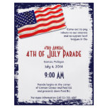 American Flag Popsicle Stick Folkart Personalized Flyer