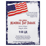 American Flag Popsicle Stick Folkart Custom Flyer