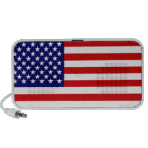 American flag portable speakers