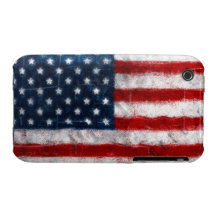 American Flag Portrait iPhone 3 Case (Case-mate)