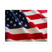 American Flag Post Card