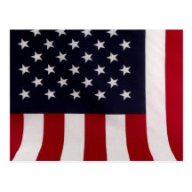 American Flag Post Card
