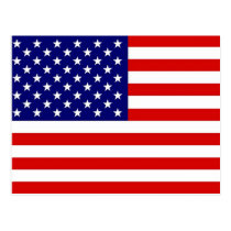 American Flag postcards