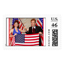 American Flag postage