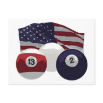 American Flag Post Cards
