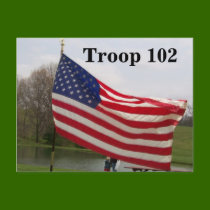 American Flag Postcard by BoyScoutTroop102 American Flag Postcard