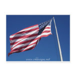 American Flag Postcard