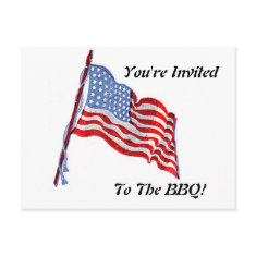 american-flag postcard