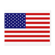 American Flag Postcard