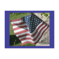 American Flag Postcard postcards