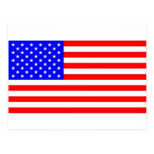 AMERICAN FLAG POSTCARD