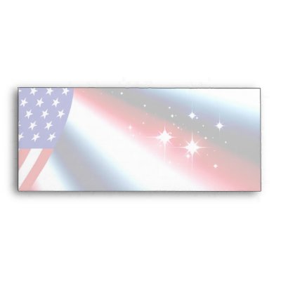 american flag pride sparkle burst envelopes by secret_corner