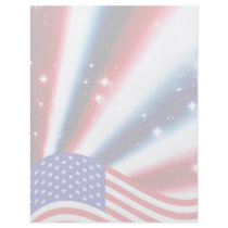 american flag pride sparkle burst custom flyer