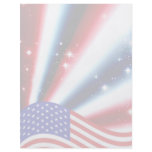 american flag pride sparkle burst custom flyer