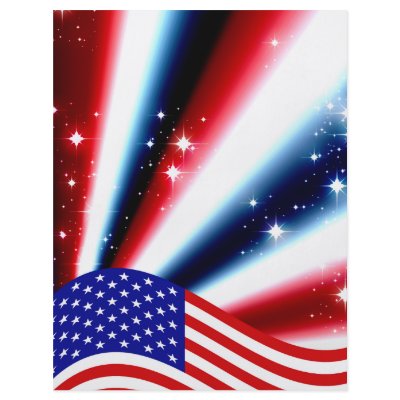 american flag pride sparkle burst flyers by secret_corner