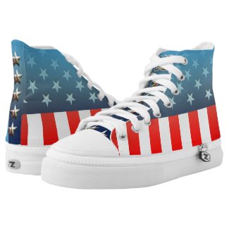 American Flag Printed Shoes