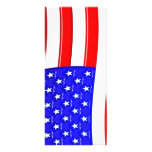 American Flag Rack Card