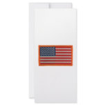 American flag rack card design