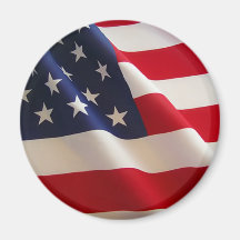 American Flag Refrigerator Magnet