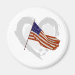 American Flag Refrigerator Magnets