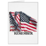 American Flag Remember cards