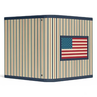 American Flag Scrapbook Binder binder