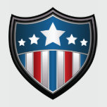American Flag Shield Women's Shirt