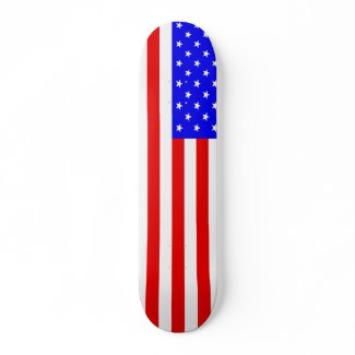American Flag skateboard