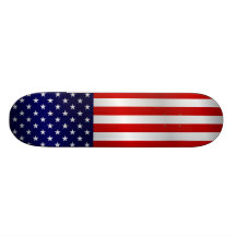 American Flag Skateboard