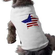 American Flag Star pet clothing by sqarehead American Flag Star pet clothing