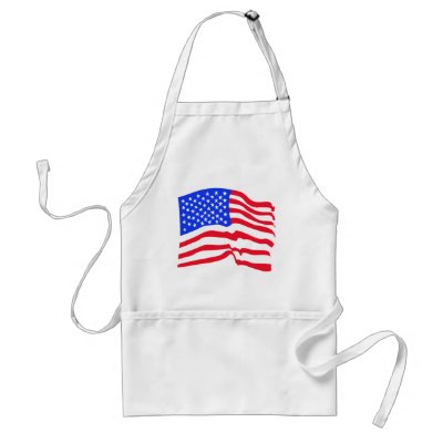 American Flag Stars And Stripes Apron by ChristianCreations