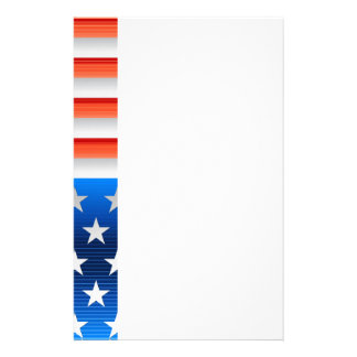 American Flag Design Stationery | Zazzle
