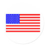 AMERICAN FLAG ROUND STICKERS